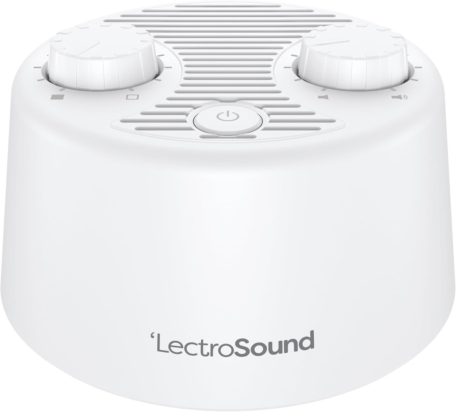 Adaptive Sound Technologies Lectro Sound 2 White Noise Machine – Simple Machine for Nursery or Bedroom – Non-Looping, Warm White Noise for Soothing Sleep – for All Ages – White