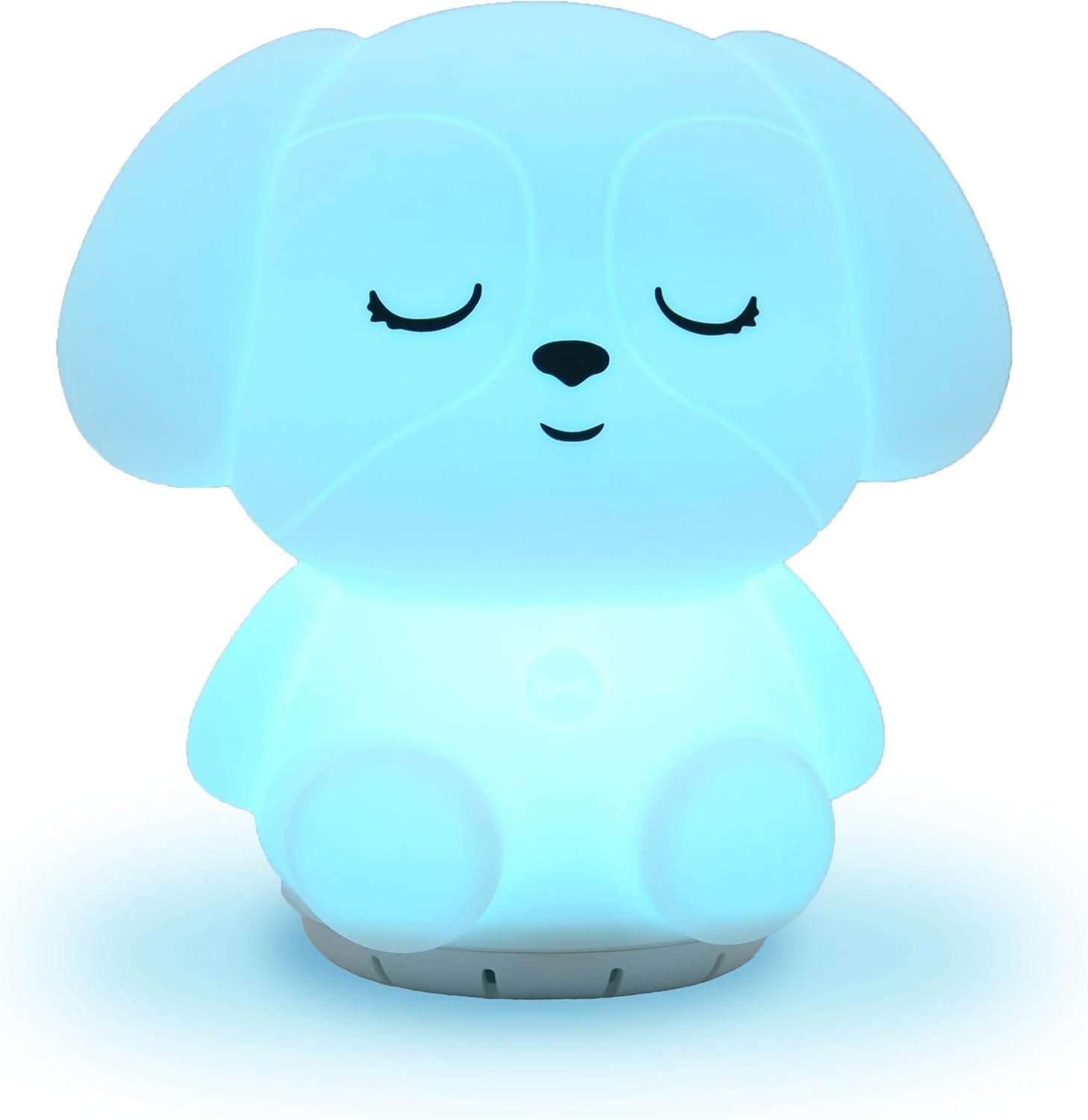 Mindfulness ‘Breathing Puppy’ | 4-7-8 Guided Visual Meditation Breathing Light | 3 in 1 Device with Night Light & Noise Machine for ADHD Anxiety Stress Relief Sleep – Gift for Kids Adult Women Men