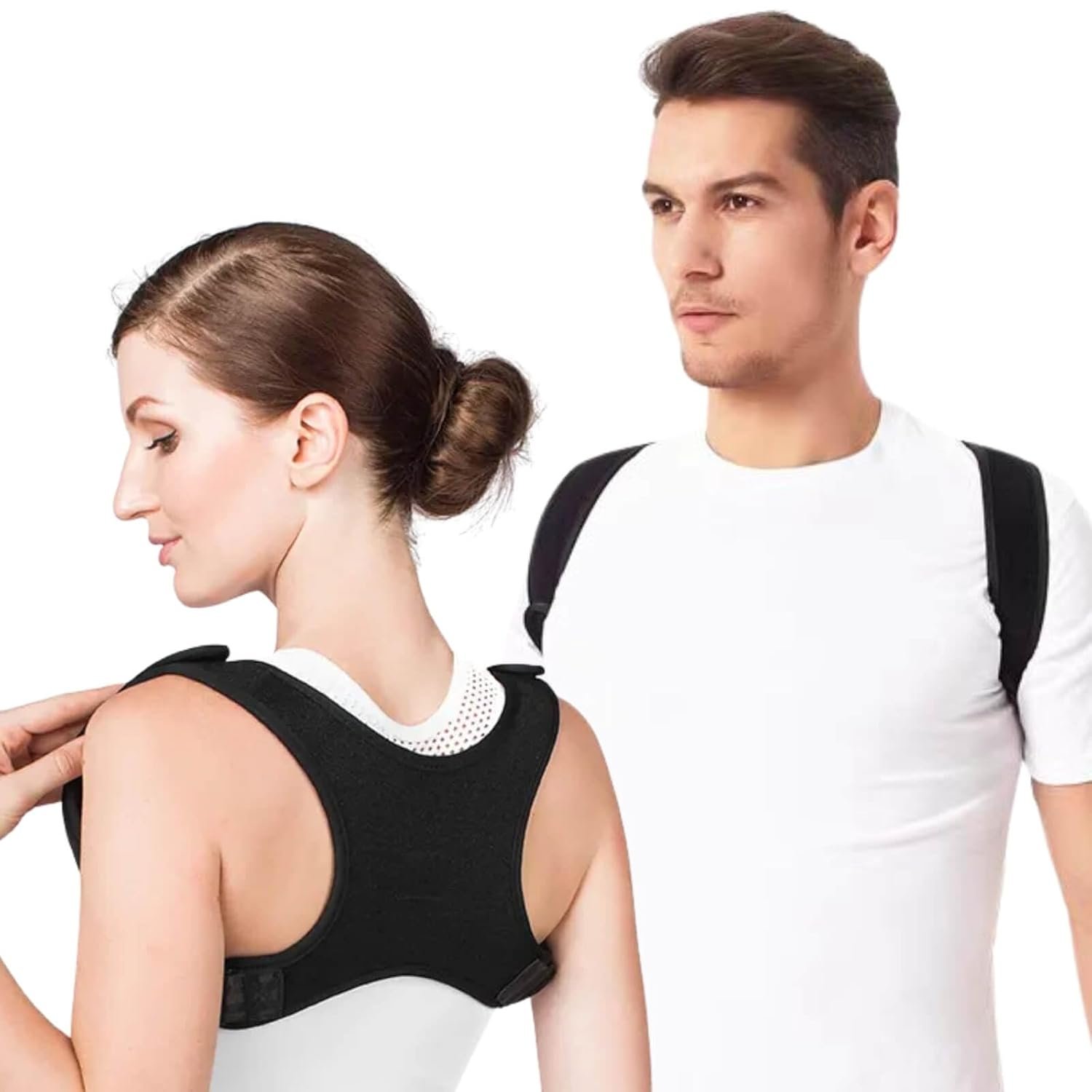 Back Brace Posture Corrector, Breathable Posture Corrector for Women, Comfortable Back Brace for Women, Relief for Upper and Lower Lumbar, Neck, Shoulder Pain