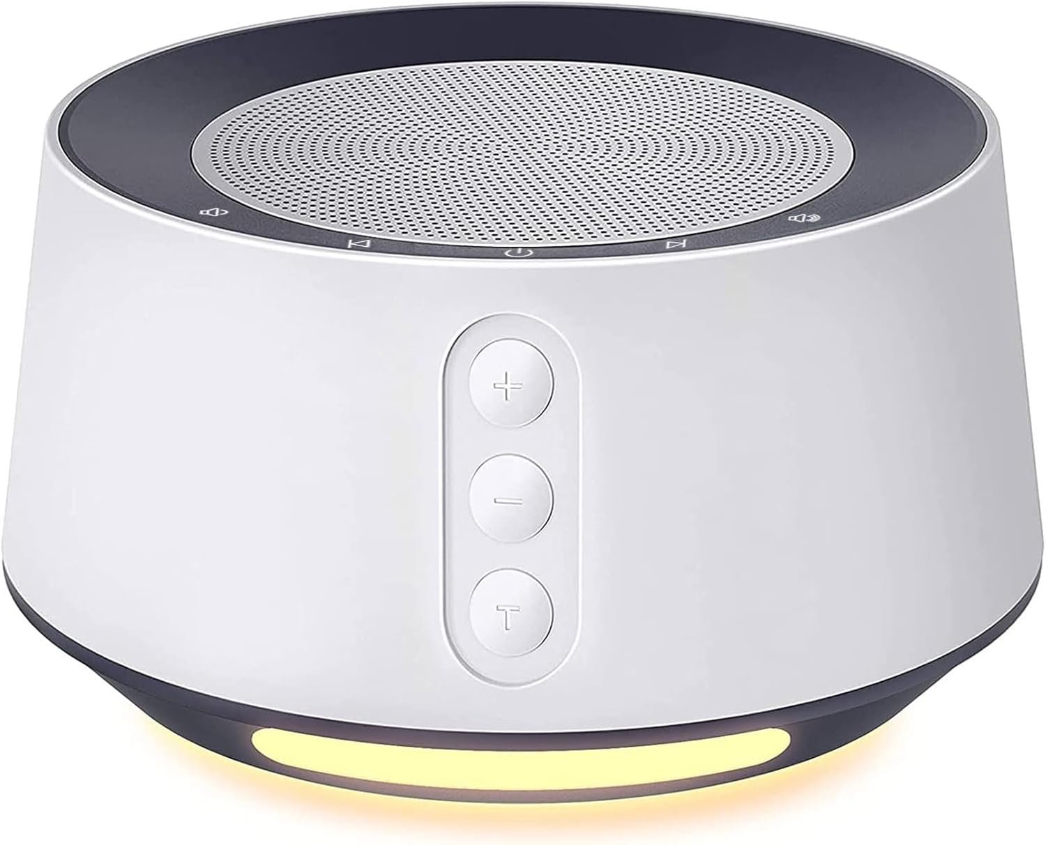 White Noise Sound Machine, Adjustable Baby Night Light for Sleeping,14 High Fidelity Sleep Machine Soundtracks,Timer and Memory Feature (White with Power Adapter)