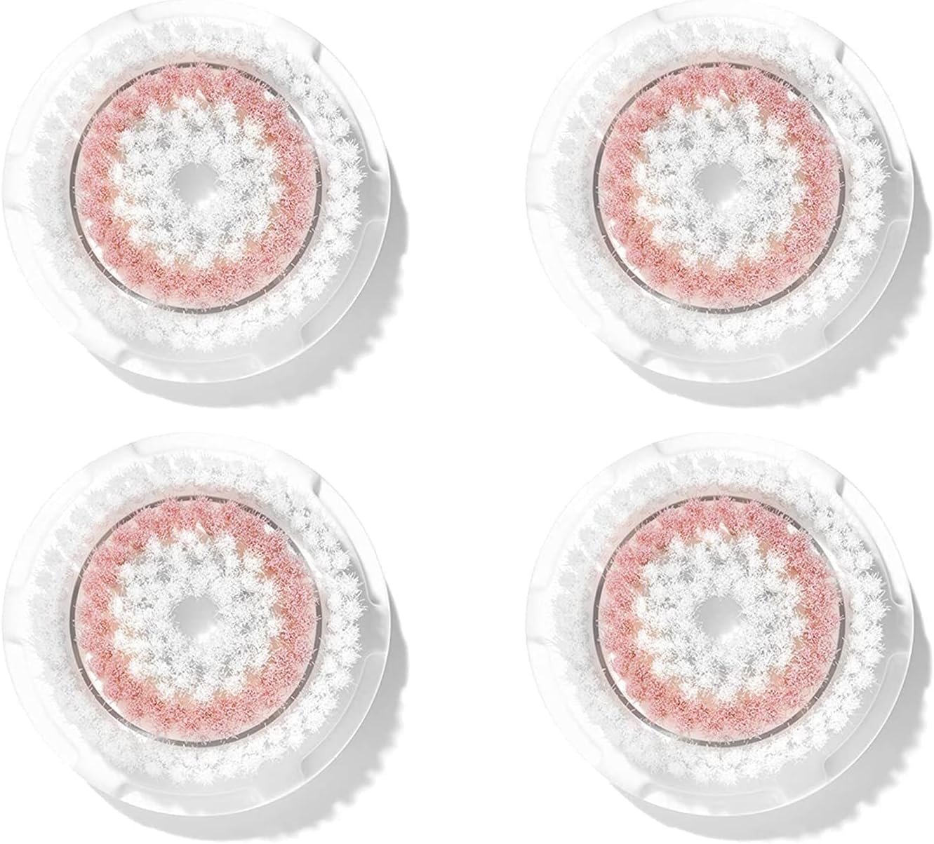 Clarisonic Radiance Facial Cleansing Brush Head Replacement Compatible with Mia 1, Mia 2, Mia Fit, Alpha Fit, Smart Profile Uplift and Alpha Fit X, 4 Count