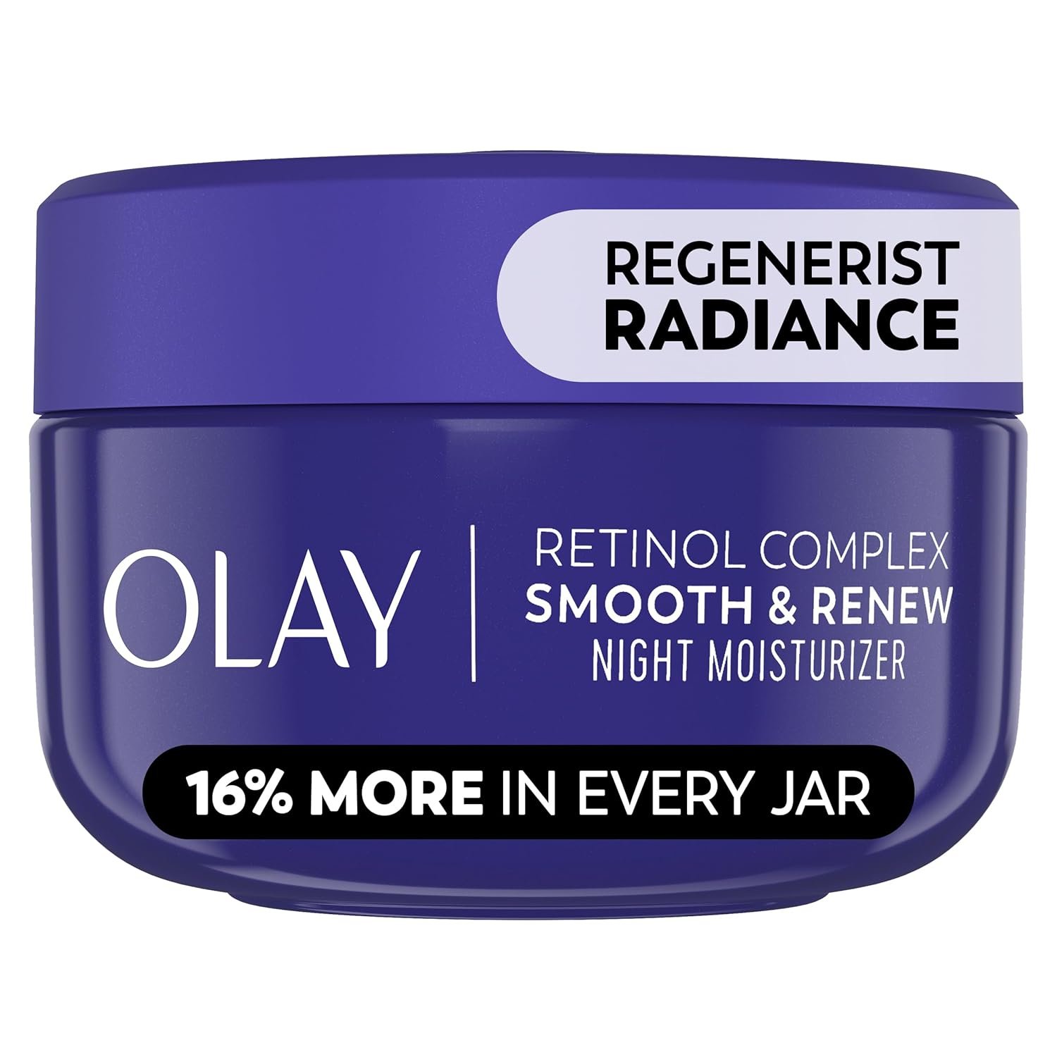 Olay Regenerist Radiance Retinol Face Moisturizer: Smooth & Renew Cream for Women – Fragrance-Free, Anti-Aging, Anti-Wrinkle, Tightening & Brightening – 2 Oz