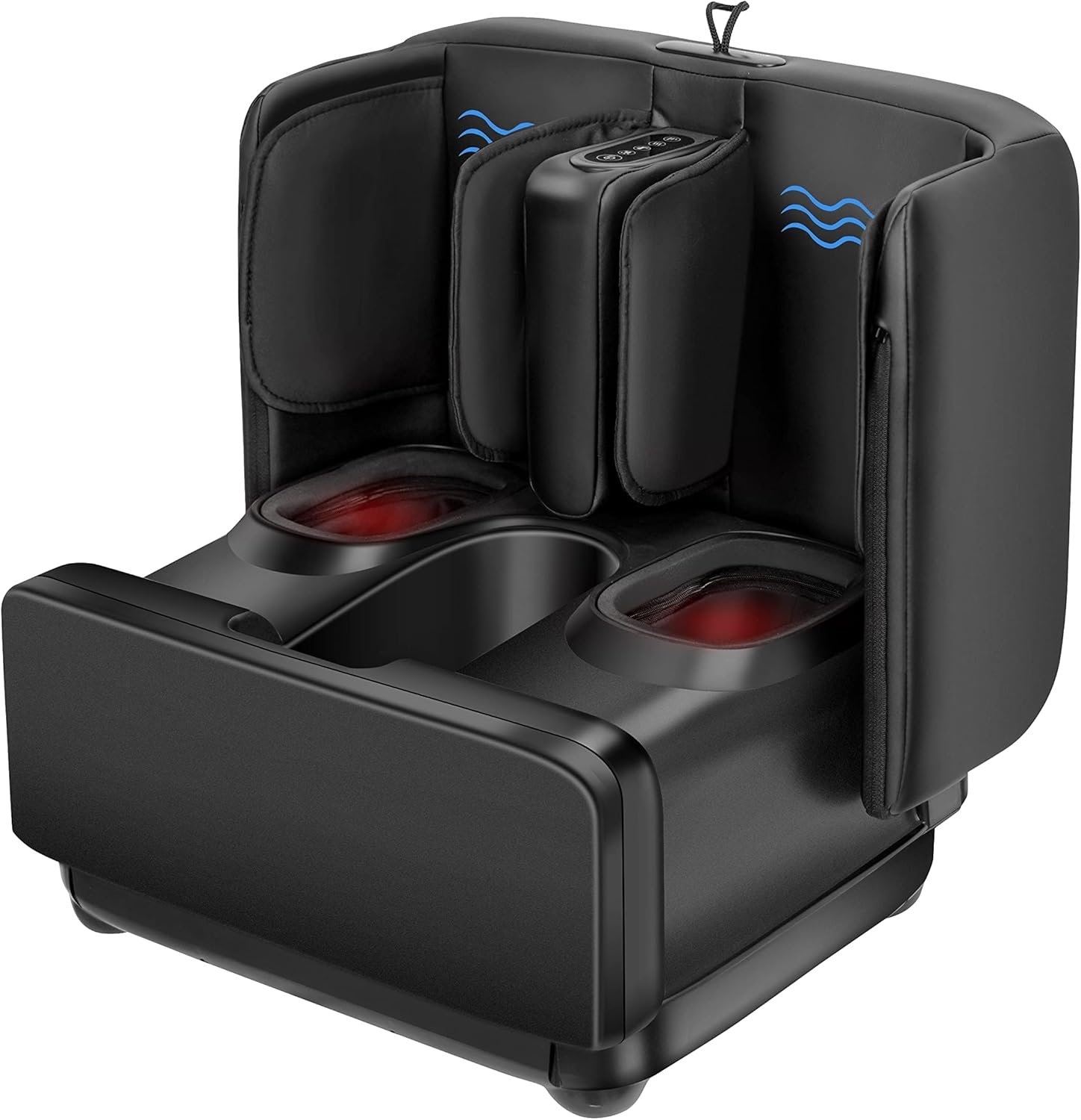 COMFIER 2 in 1 FSA Foot Massager Machine, HSA Shiatsu Foot and Calf Massager with Heat,Kneading,Vibration,Compression Massagers for Feet,Ankle,Leg,Tired Muscles & Plantar Fasciitis,Gift for Men Women