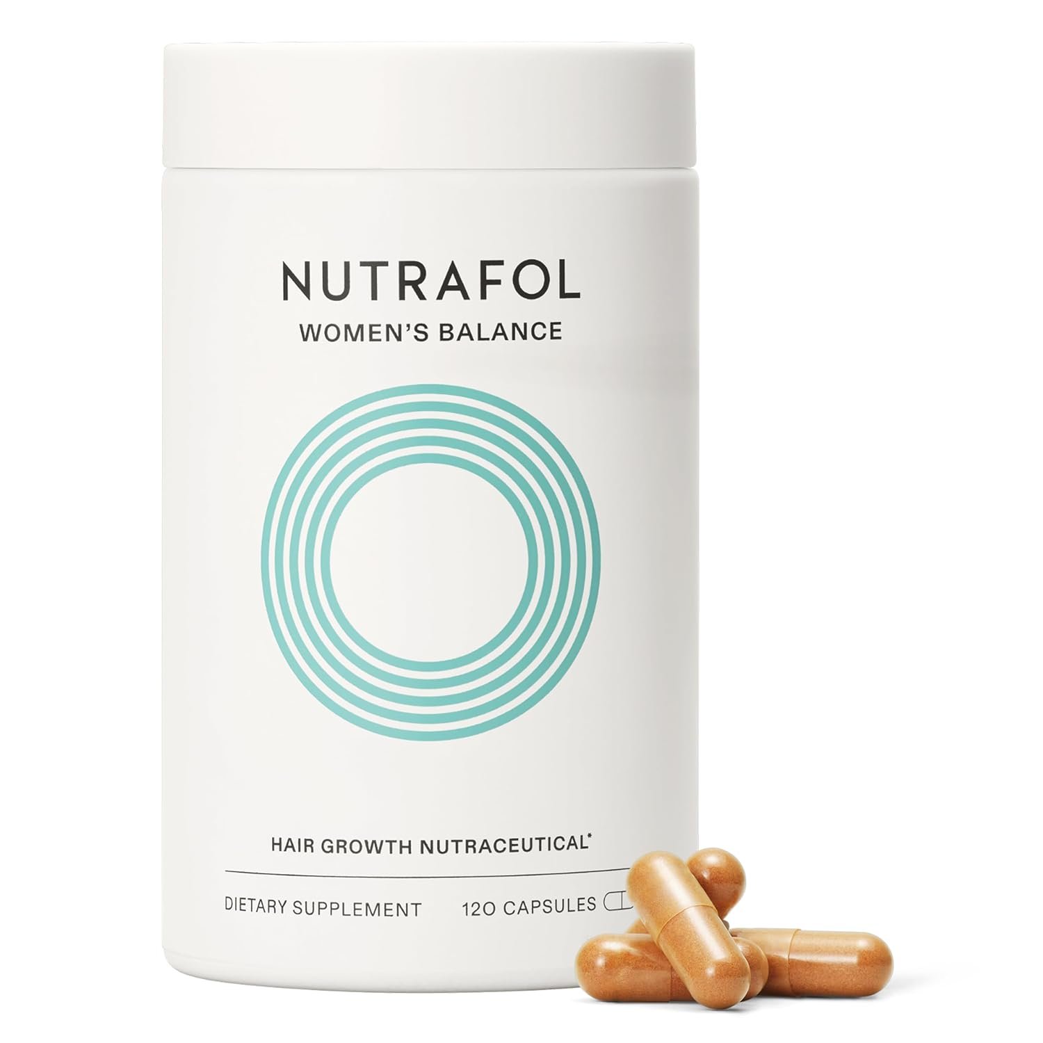 Nutrafol Women’s Balance Hair Growth Supplements, Ages 45 and Up, Clinically Proven for Visibly Thicker Hair and Scalp Coverage, Dermatologist Recommended – 1 Month Supply