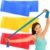 RMS Resistance Bands with Instruction Guide & Carry Bag – Latex Free Exercise Band for Working Out, Physical Therapy, Rehab, Stretch, Yoga & Pilates, Set of 3