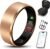 Smart Health Ring 2.0 for Women Men, Slim Scratch & Fingerprint Resistant Design,Efficient Chip Fitness Tracker, Monitors Heart, Blood Oxygen & Pressure, Sleep, Steps, Waterproof, Rose Gold 8