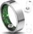 Smart Ring for Women Men Fitness Ring with Step Counting, Heart Rate, Blood Oxygen, Pressure Monitoring, Sleep Monitoring, IP68 Waterproof for iPhone and Android, No Subscription Fee,Silver 10#