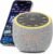 White Noise Sound Machine for Sleeping, 388 Soothing Sounds, Smart APP Control, Custom Buttons, Non Looping Natural Sounds, Bedside Dimmable Clock, Night Light, Santebee for Adults Baby Kids Lullaby